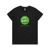 Green Street icon and URL - Womens Maple Tee (Same day)