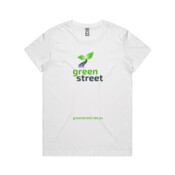 Green Street logo - Women's Maple Tee (Same day)
