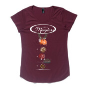 Brisbane Minglers - AS Colour Women's Mali Capped Sleeve Tee